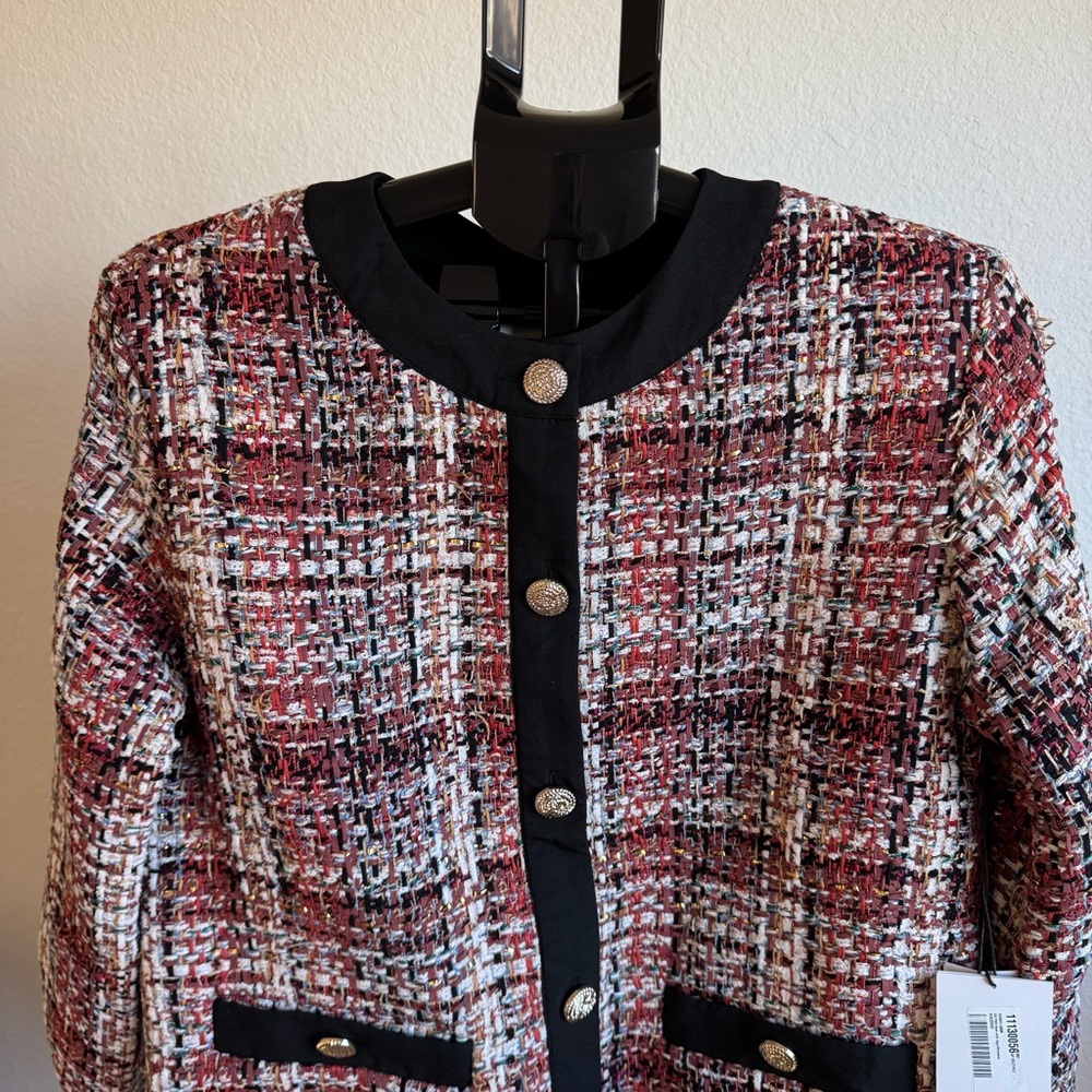 ☀️NEW☀️LINI Multicolor Tweed Jacket - Picture 3 of 10